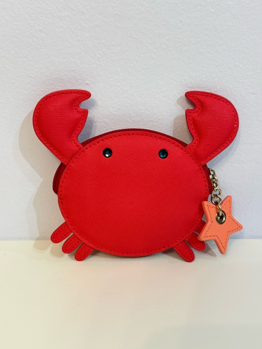 Kate Spade Make a Splash Crabby Zipper Coin Purse EUC